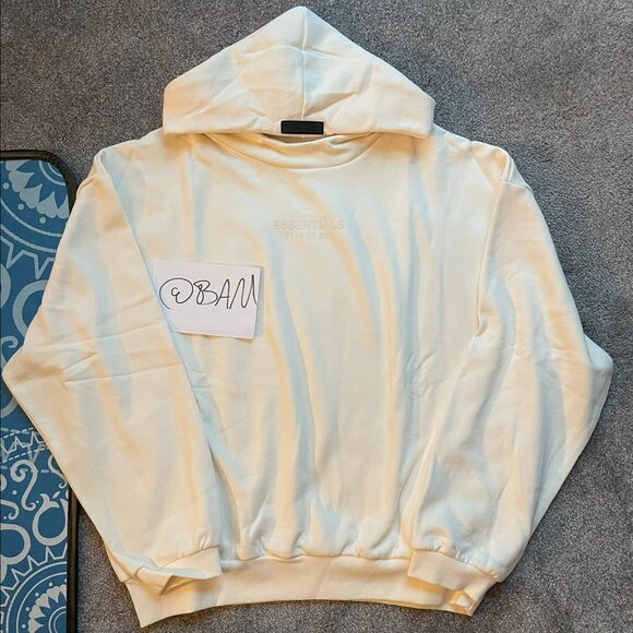 FOG - Fear of God Essentials Cloud Dancer Hoodie - (READ DESCRIPTION) - Picture 1 of 8